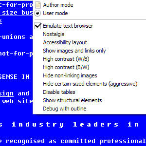 Opera: User modes
