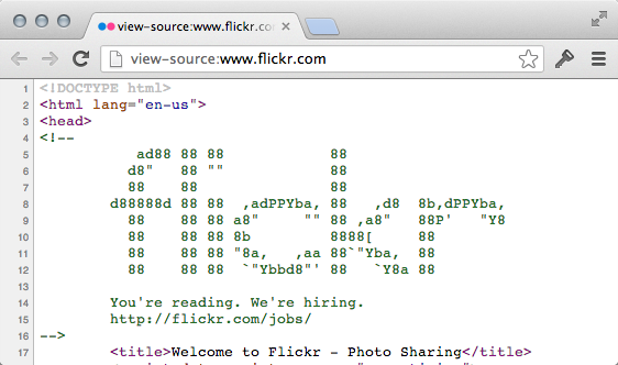 Flickr: You're reading. We're hiring.